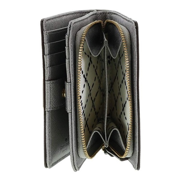 NWT KS Cara Newbury Lane Wallet in Silver - Picture 4 of 6